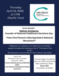 SDCCC April 23, 2026 Speaker Nathan Kottkamp 3 PM (PT) Hybrid Meeting.