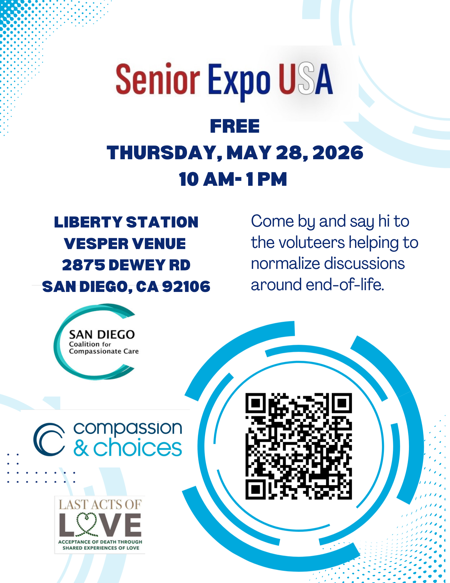 Senior Expo USA May 28 10am-1pm Liberty Station San Diego