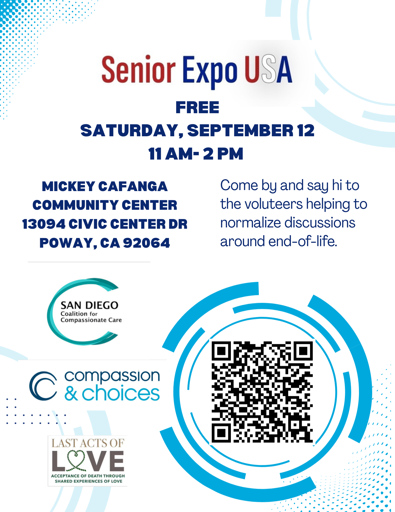 Senior Expo Poway September 12 11 AM-2 PM